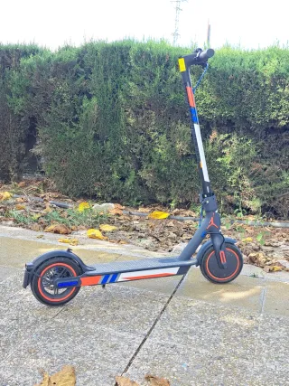 Patinete Eléctrico Gris con Detalles