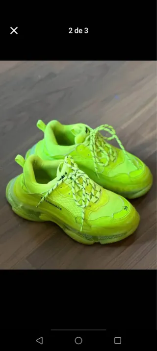 Zapatillas Balenciaga Verde Neón Talla 39
