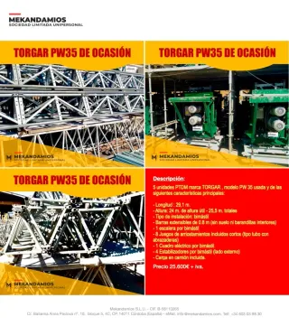 Andamio TORGAR PW35 de ocasión
