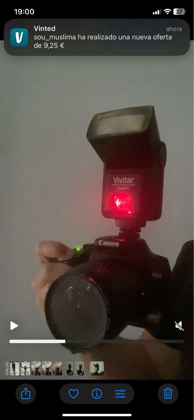 Flash Vivitar 728AFC Auto Focus Zoom