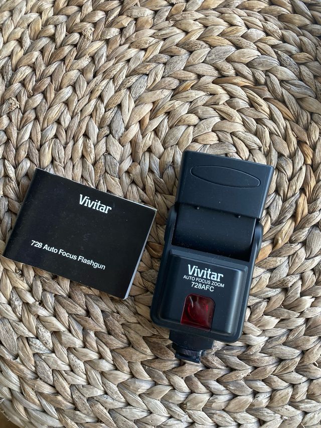 Flash Vivitar 728AFC Auto Focus Zoom