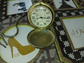 Reloj de bolsillo plata años 70