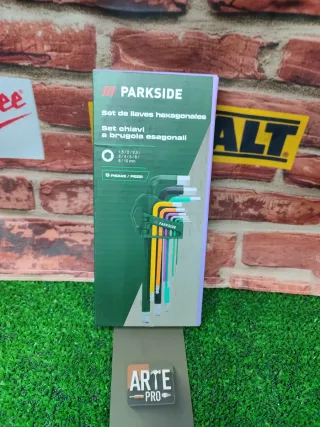 Set Llaves Hexagonales Parkside 9 Piezas