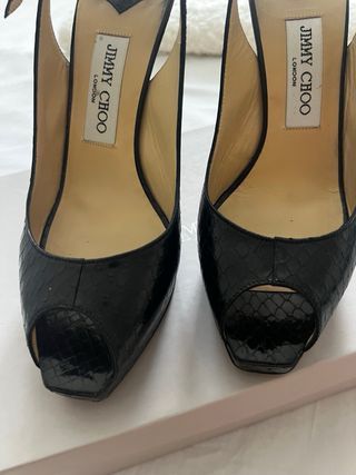 Tacones Jimmy Choo Negros Talla 38