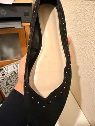 Bailarinas Zapatos Planos Negros Mujer