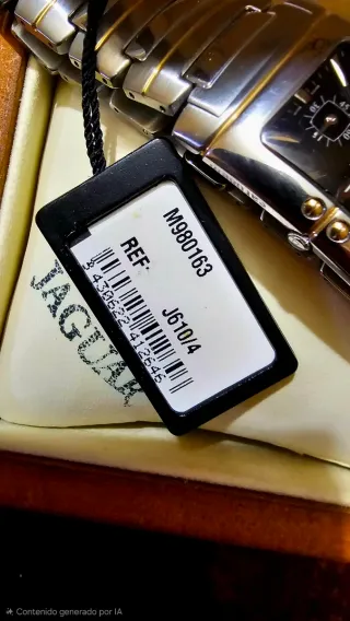 Reloj Jaguar Caballero acero  y oro, SWISS MADE.