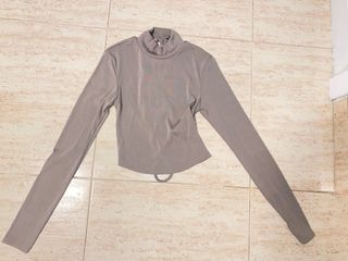 Camiseta manga larga cuello alto S