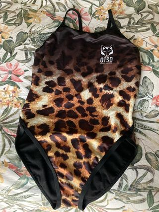 Bañador OTSO estampado leopardo
