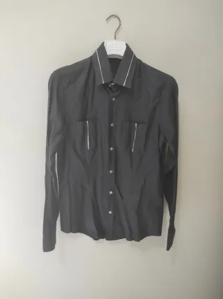 Camicia uomo grigia elegante