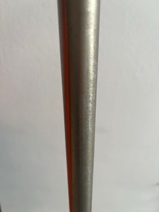 Lámpara de pie moderna metal plateado