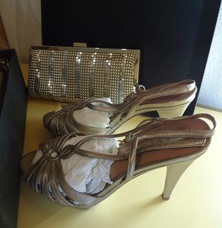Sandalias Pura Lopez Talla 38 Cava