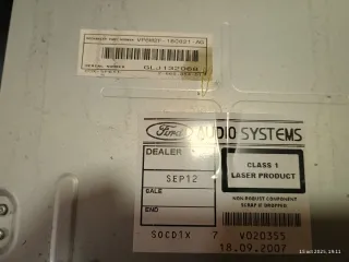 Autorradio Sony Negro Ford Focus MK2 