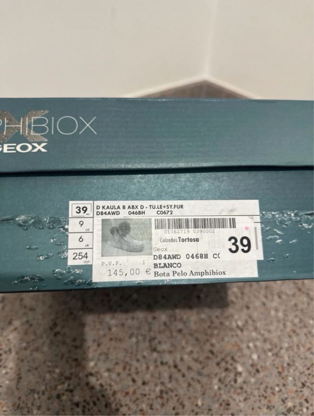 Botas Geox Amphibiox Mujer Talla 39