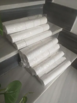 100 rollos de papel para impresora de tickets