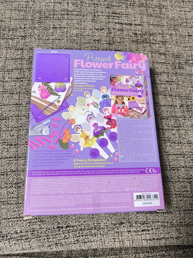 Kit Manualidades KidzMaker Pressed Flower Fairy