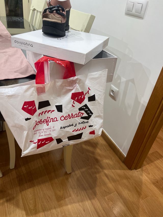 Sandalias Doralatina Cuña Rosa Talla 39