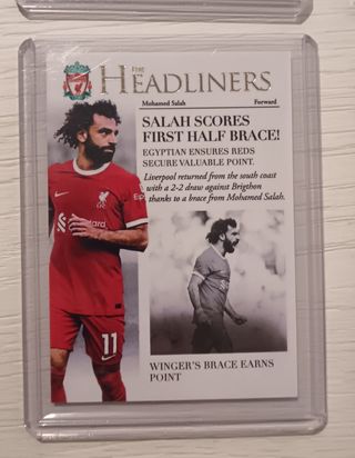 Lotto 4 Card Headliners Futera Liverpool