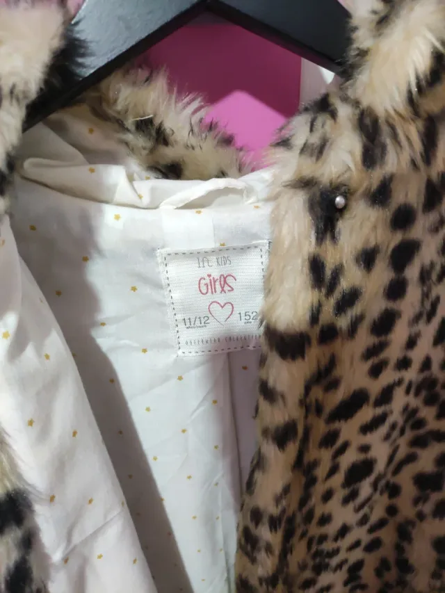 Abrigo peludo leopardo Pepe Jeans Talla M