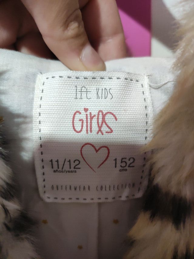 Abrigo peludo leopardo Pepe Jeans Talla M