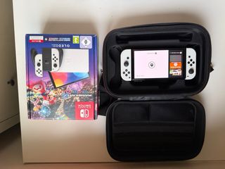 Nintendo Switch OLED Blanca + Juegos