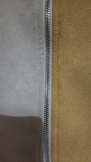 Falda Zara bicolor cremallera frontal