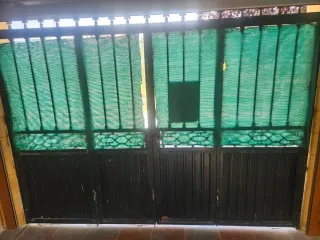 Puerta de hierro 4 hojas