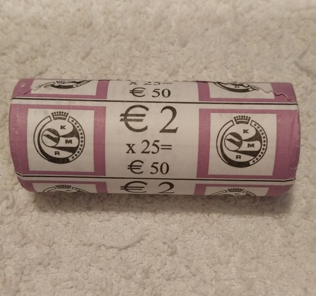 Rollo 25x2€ Bélgica 2006 Atomium