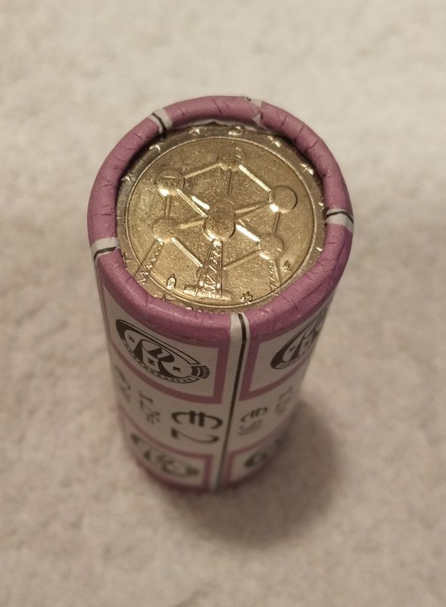 Rollo 25x2€ Bélgica 2006 Atomium