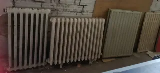 Urge venta de radiadores de hierro fundido.