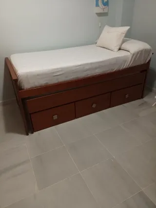 Cama nido madera con cajones