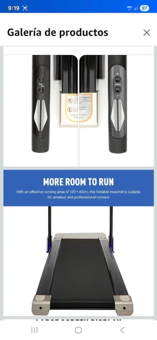 Cinta de Correr Plegable