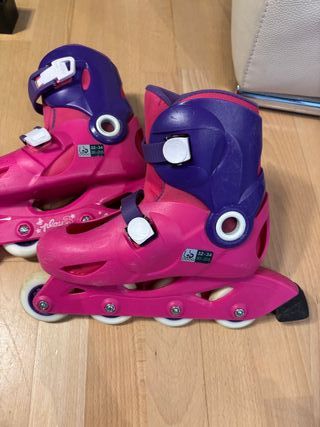 Patines Oxelo Niña Rosa Talla 32-34