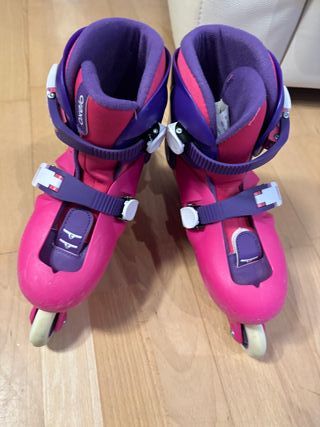 Patines Oxelo Niña Rosa Talla 32-34