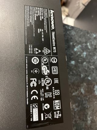 PC Sobremesa Intel 12GB RAM 250GB SSD Garantía