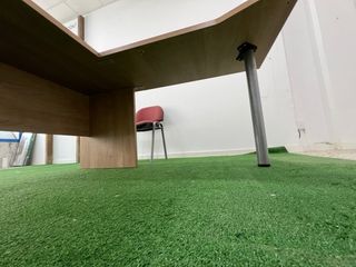 Escritorio de dirección oficina de tres modulos