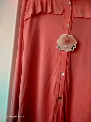 Camisa Salmon Talla 42