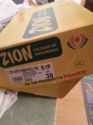 Zapatos de seguridad ZION Talla 38