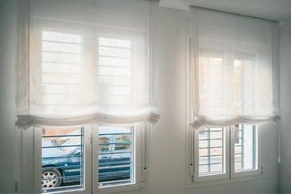 Tende in lino bianco personalizzate - stile naturale e