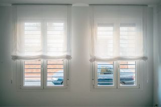 Tende in lino bianco personalizzate - stile naturale e