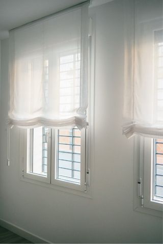 Tende in lino bianco personalizzate - stile naturale e