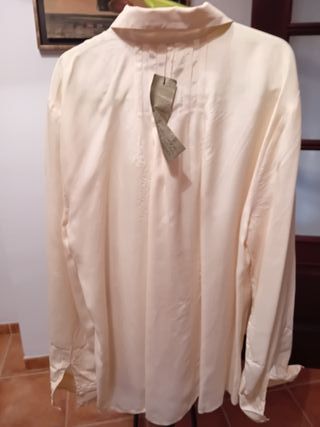 Blusa MAKSU Seda Natural Talla M