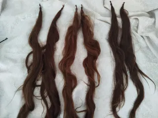 Mallas pelo natural fallera castaño