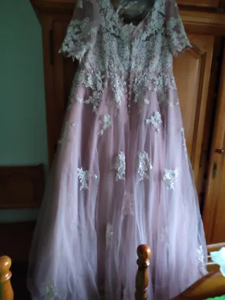 Vestido de Novia Salmón Talla XXXL