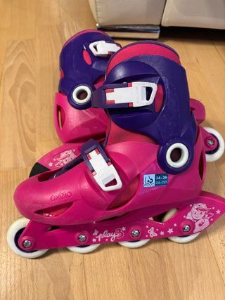 Patines Oxelo Niña Rosa Talla 34-36