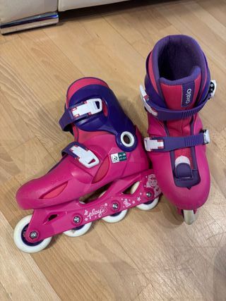 Patines Oxelo Niña Rosa Talla 34-36