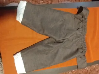 Pantalón fallero marrón talla 12 años aprox