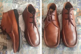 Zapatos de piel color cuero Talla 35