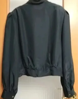 Camisa Negra Mujer Manga Larga