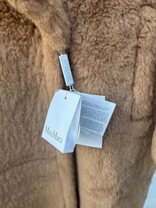 Abrigo Teddy Max Mara S/36/8 Marrón Nuevo
