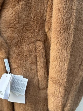 Abrigo Teddy Max Mara S/36/8 Marrón Nuevo